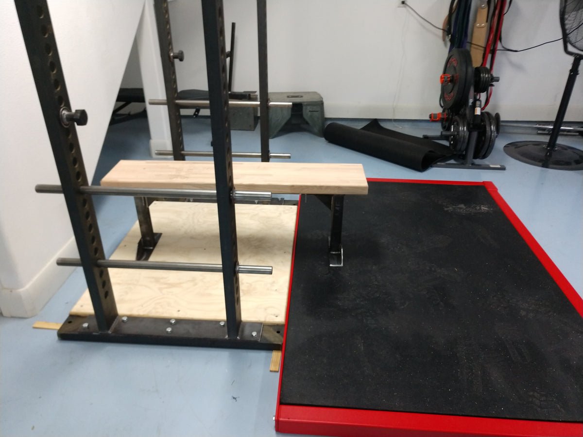 Platform for best sale squat rack