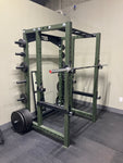 Used 3x3 Power Rack with weight storage, Monkey Bar, & Band Pegs