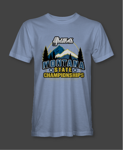 2023 USAPL Montana State Championships meet shirt